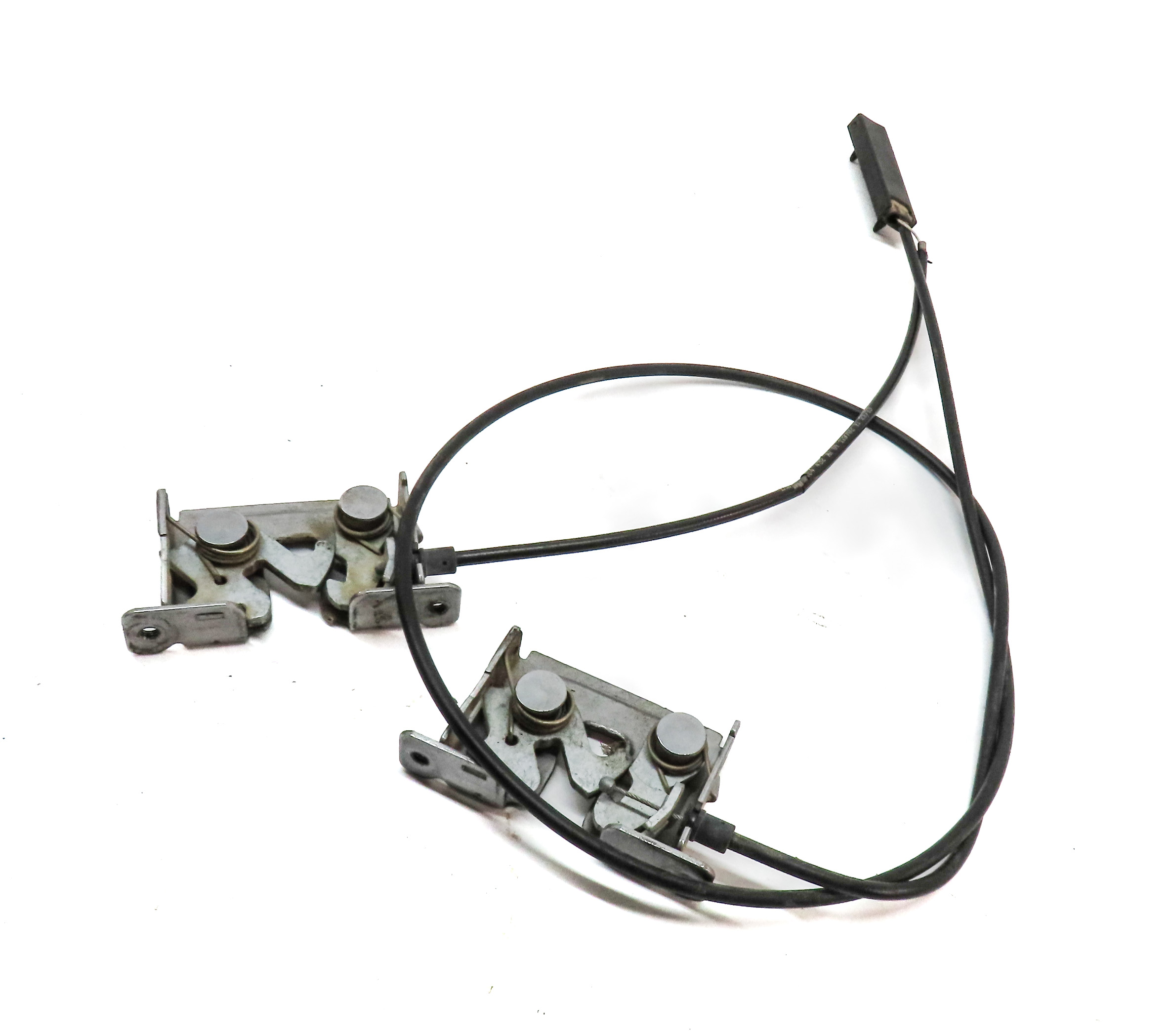 2014 BMW X1 (E84) FRONT HOOD BONNET LID LOCK LATCH w/ CABLE SET/2 — exact item pictured